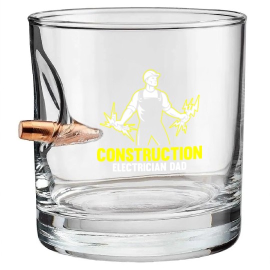 Electrician Electrical Engineer Lineman Bullet Whiskey Glasses