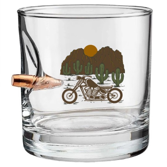 BROTHERHOOD DESERT Bullet Whiskey Glasses