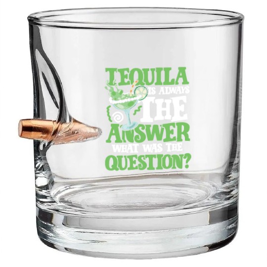 Tequila answer Bullet Whiskey Glasses