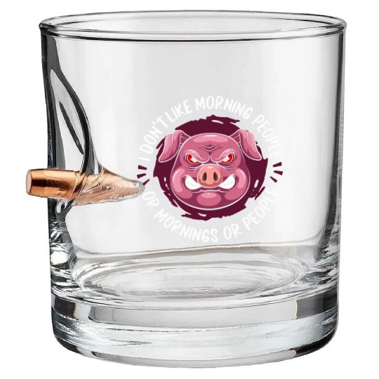 Pig Farm Farmer Bullet Whiskey Glasses