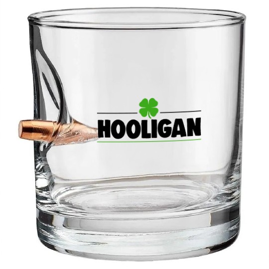 Hooligan Fun Ireland St. Patrick's Day Bullet Whiskey Glasses
