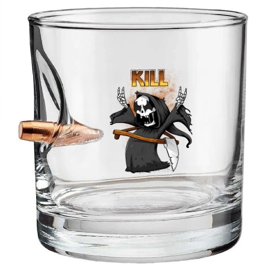 Hard rock deadly Bullet Whiskey Glasses