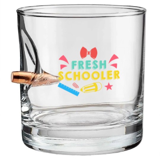 Preschool Kids Back to School Fresh Schooler Bullet Whiskey Glasses
