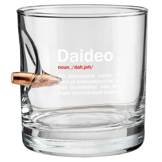 Daideo Irish Grandfather Irish Grandad Bullet Whiskey Glasses