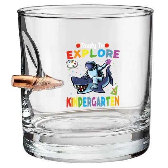 Explore Kindergarten Back to School Astronomy Bullet Whiskey Glasses