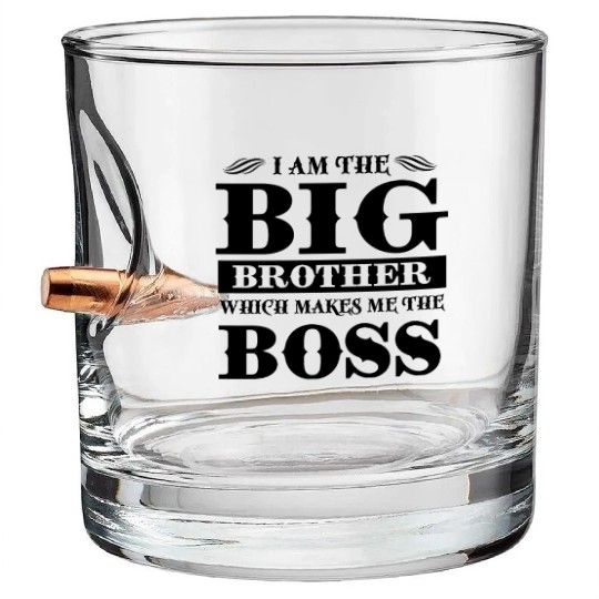 Big Brother Boss Bullet Whiskey Glasses