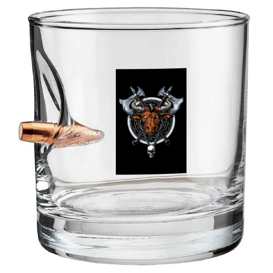 Greek Mythology Minotaur Bullet Whiskey Glasses
