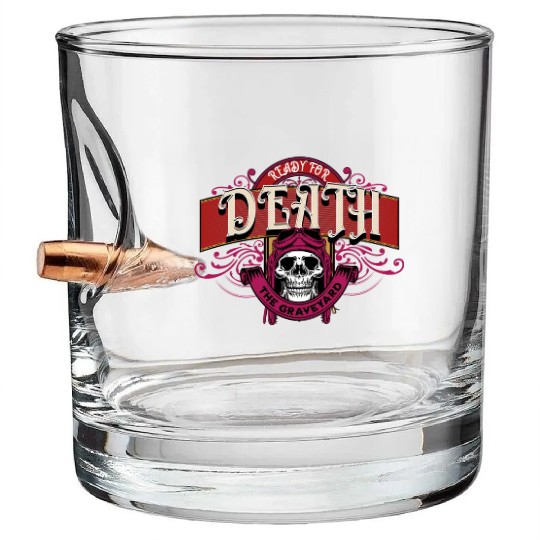 Death:The Graveyard Bullet Whiskey Glasses
