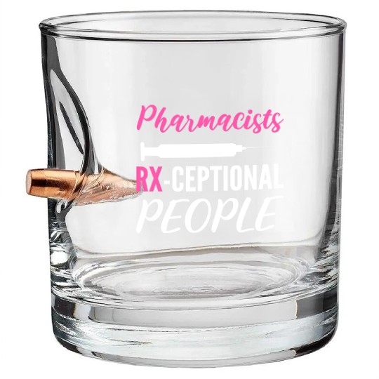 RX-ceptional People Outstanding Worker Gift Bullet Whiskey Glasses