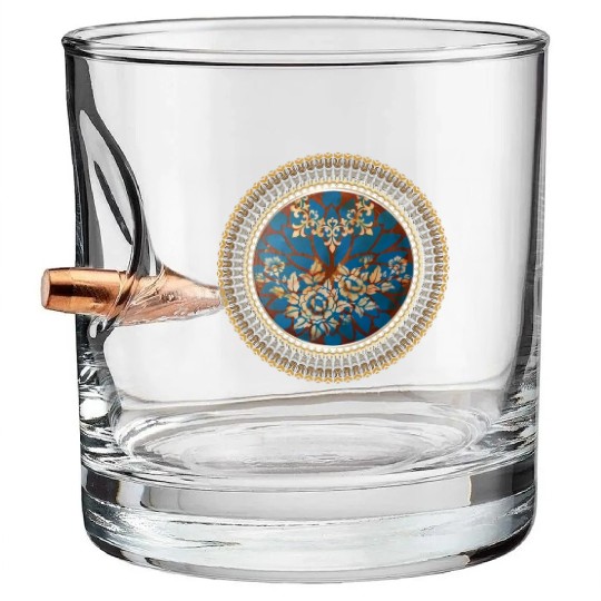 Lace Mandala Bullet Whiskey Glasses