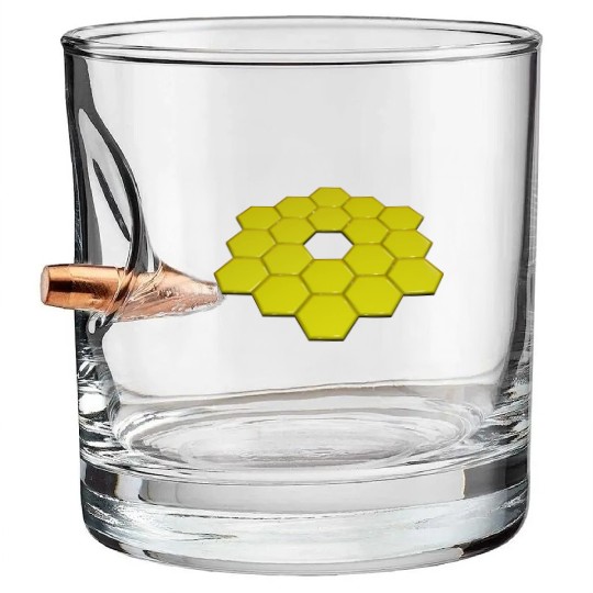 james webb telescope Bullet Whiskey Glasses