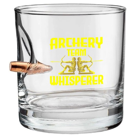Archery Archer Bowman Bullet Whiskey Glasses