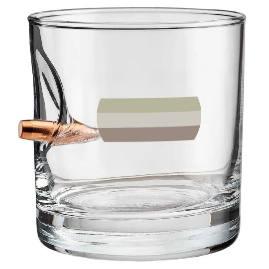 Camouflage Circle Center only Bullet Whiskey Glasses