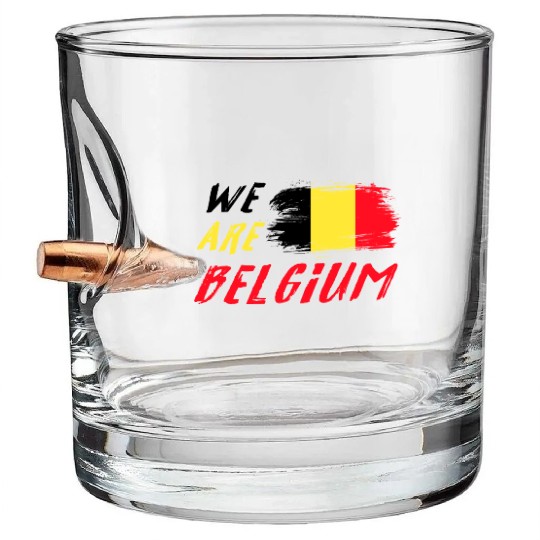 We are Belgium Bullet Whiskey Glasses