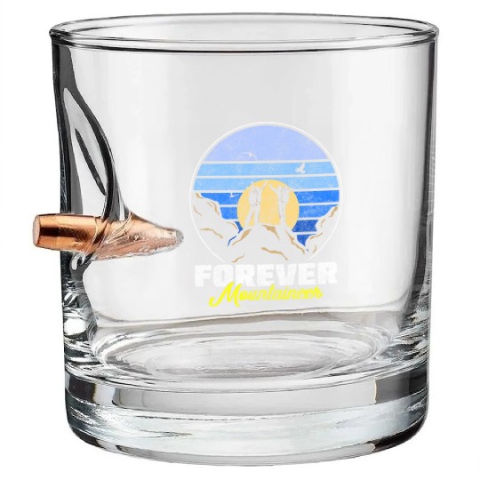 Climber The Alps Mountaineering Climbers Bullet Whiskey Glasses