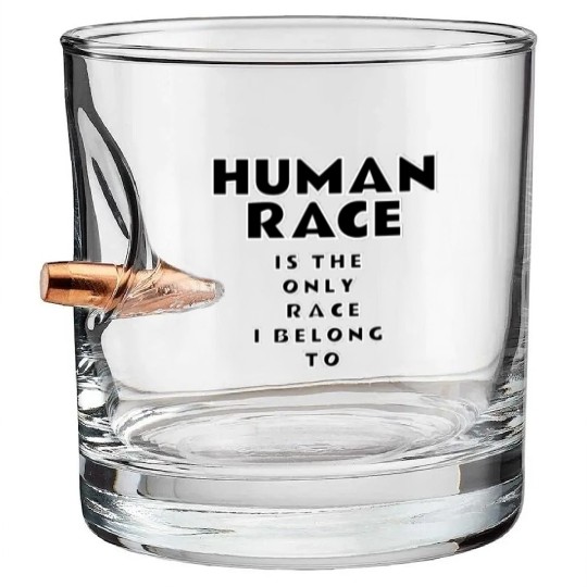 Human race Bullet Whiskey Glasses