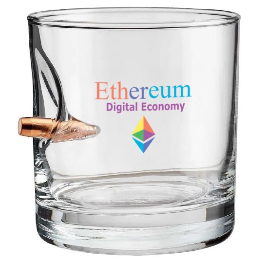 ETHEREUM DIGITAL ECONOMY Bullet Whiskey Glasses