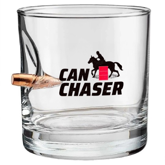 Barrel Racer Rodeo Racing Horse Riding Race Funny Bullet Whiskey Glasses
