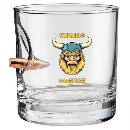Yellow and blue vikings Bullet Whiskey Glasses template 11 17 in