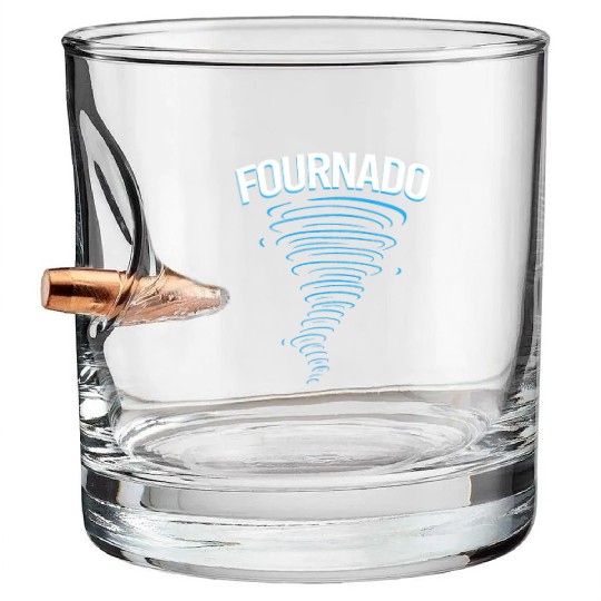 4th Birthday Party Fournado Birthday Tornado Bullet Whiskey Glasses
