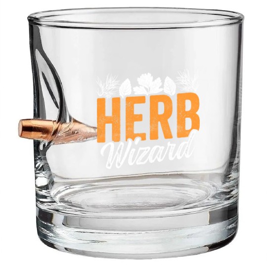 Herbs Wizard Herbalist Herbalism Gardening Herb Bullet Whiskey Glasses