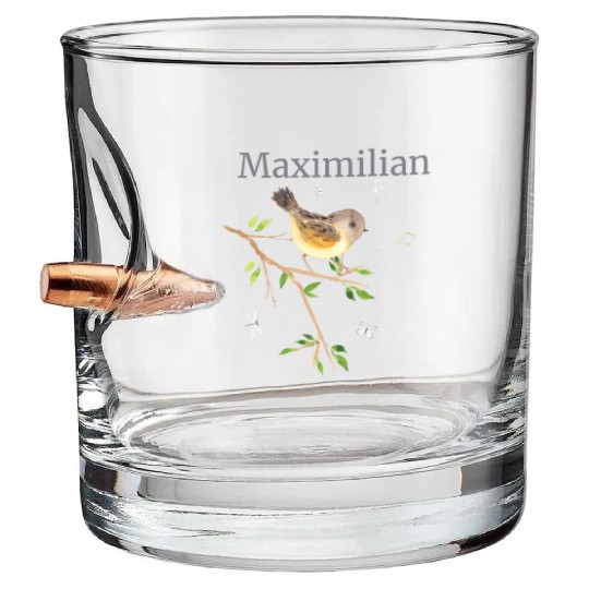 Waldier Vogel Name Maximilian Bullet Whiskey Glasses