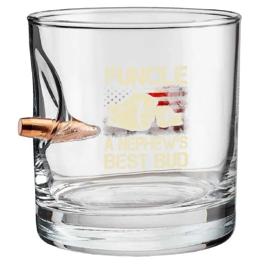 Funcle A Nephew Best Bud Us Bullet Whiskey Glasses