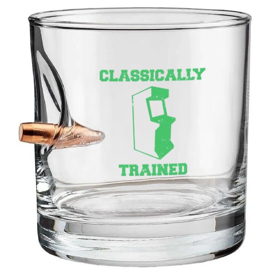 Classically Trained | Arcade player Bullet Whiskey Glasses