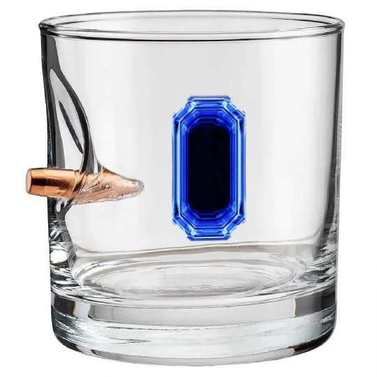 Sapphire Crystal Bullet Whiskey Glasses