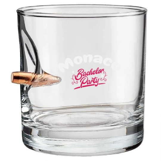Bachelor Party Bullet Whiskey Glasses Monaco Pre Wedding