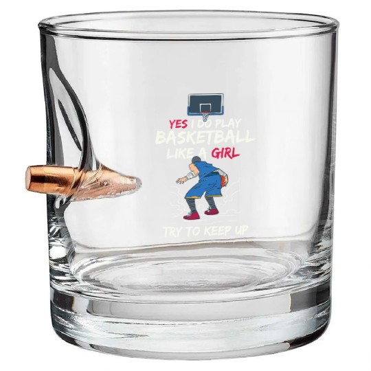 Basketballer Basketball Player Gift Bullet Whiskey Glasses