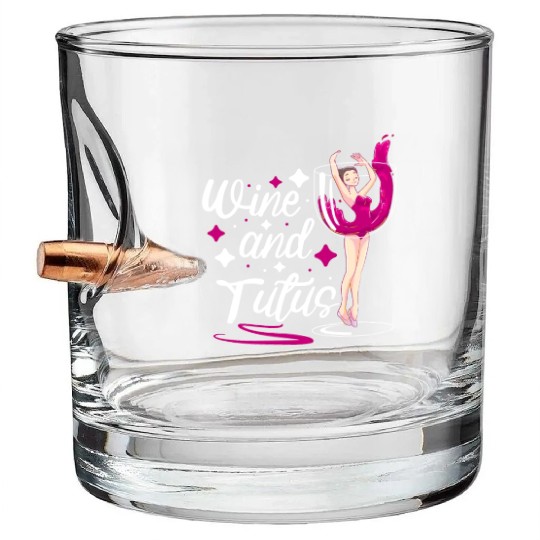 Ballet Ballerina Dance Dancer Dancing Ballet Gift Bullet Whiskey Glasses