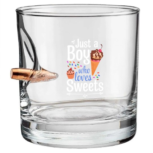 Chocolate Sugar Dessert Bullet Whiskey Glasses