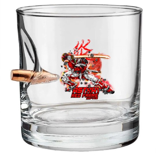 ASTRAY RED FRAME GUNDAM Bullet Whiskey Glasses