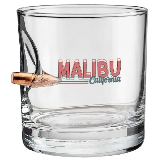 Malibu - California 2022 Bullet Whiskey Glasses