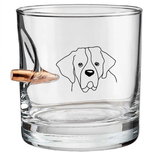 Saint Bernard Black Bullet Whiskey Glasses