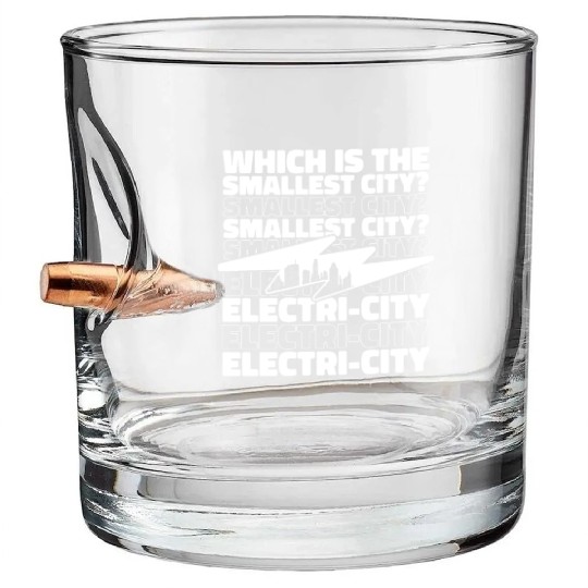 Electrician Electrical Engineer Lineman Bullet Whiskey Glasses