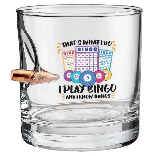 Bingo Card Game Grandma Bingo Player Bingo Cards Bullet Whiskey Glasses