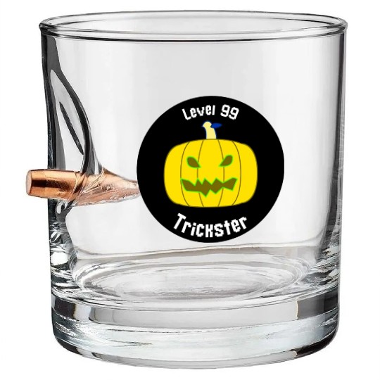 Level 99 trickster yellow Bullet Whiskey Glasses