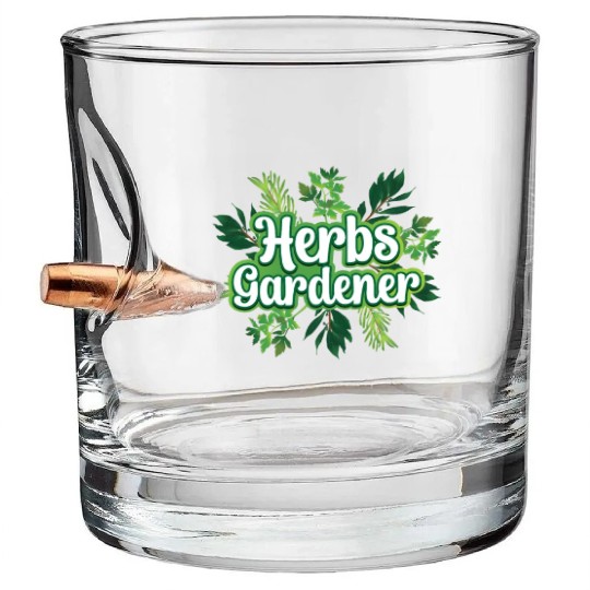 Herbs Gardener Gardening Herbalist Herb Herbalism Bullet Whiskey Glasses