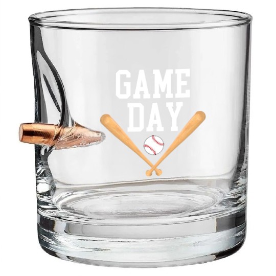 Game Day Baseball Baseball Life, Softball Bullet Whiskey Glasses