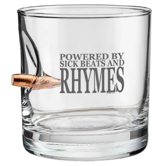Powered by sick Beats and Rhymes Hip Hop Rap MC Be Bullet Whiskey Glasses