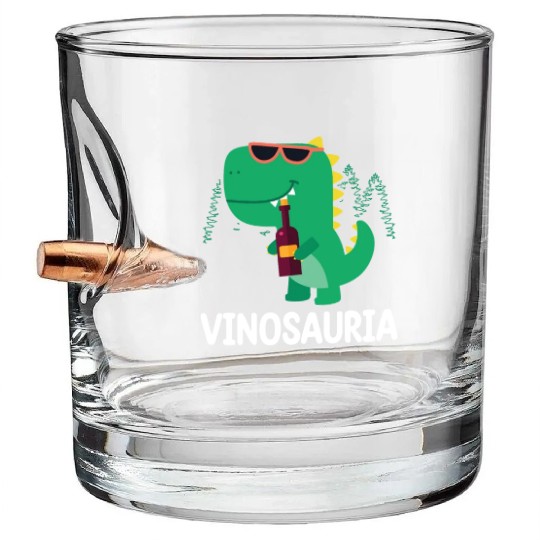 VINOSAURIA | Funny Beer Bullet Whiskey Glasses | Funny Alcohol