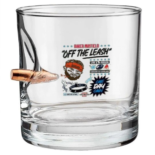 Baker Mayfield Essential Bullet Whiskey Glasses
