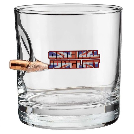 Original Junglist DNB Drum n Bass UK Remix Bullet Whiskey Glasses