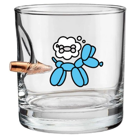 Balloon animal balloon twister balloon dog bone Bullet Whiskey Glasses