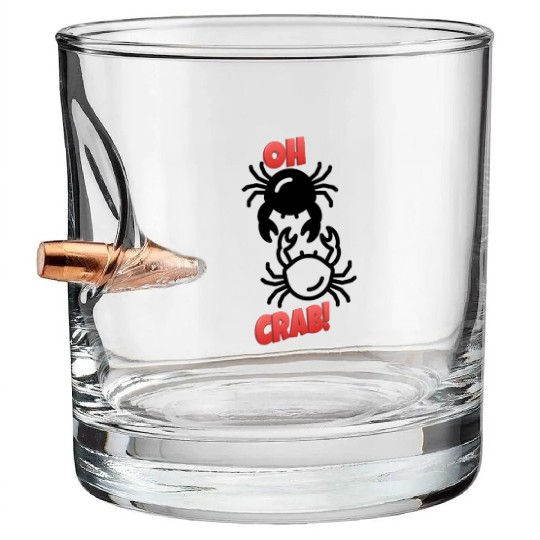 Oh Crab! Bullet Whiskey Glasses