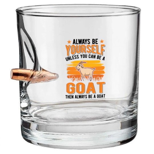 Goat Farmer Bullet Whiskey Glasses