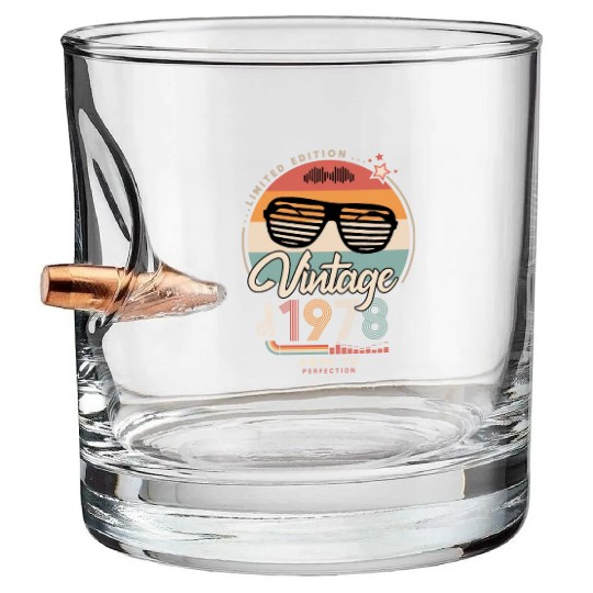 Vintage since 1978 Bullet Whiskey Glasses