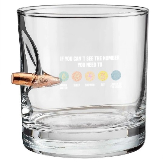Ishihara Numbers - Listen To The 2000s Bullet Whiskey Glasses